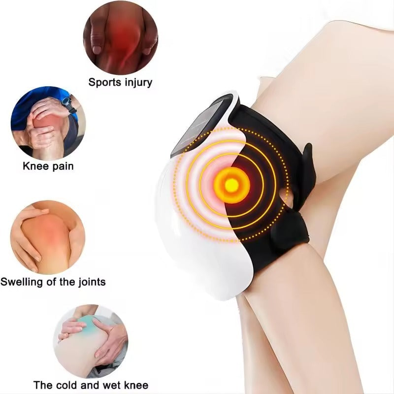 NMES 3-in-1 Knee Massager with Red Light, Heat, and Massage Therapy